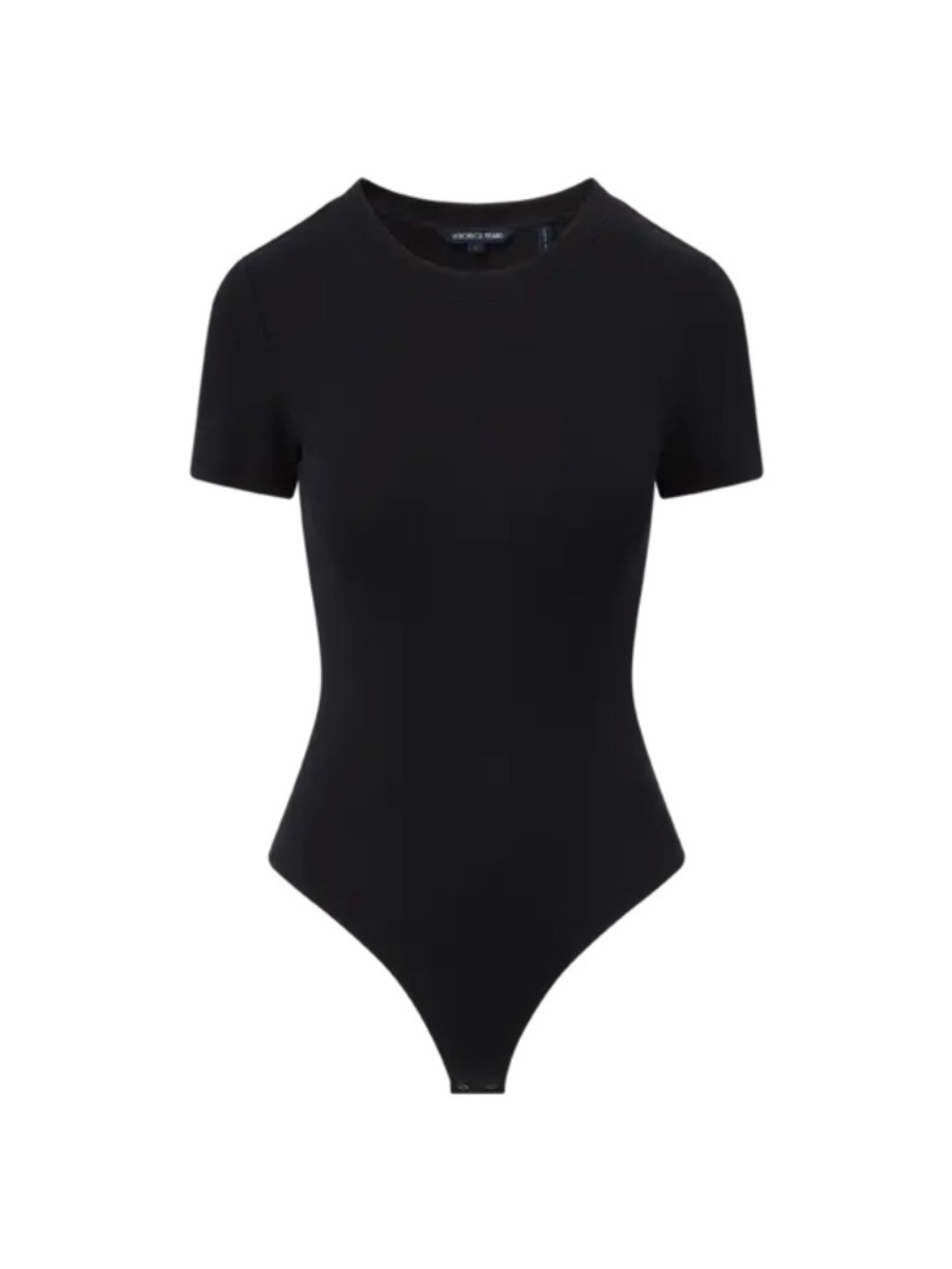 NWT Veronica Beard “Pruitt” Short-Sleeve Crewneck Thong Bodysuit